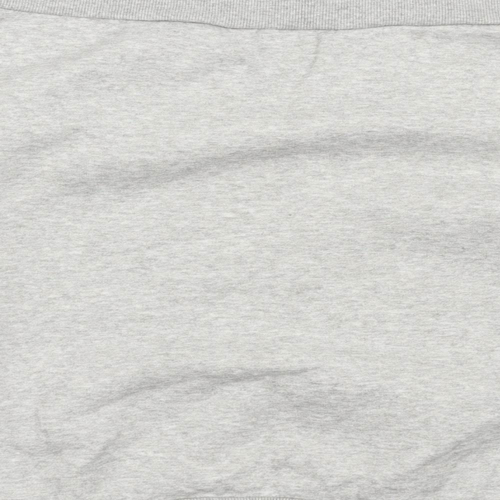 H&M Womens Grey Jersey Pullover Sweatshirt Size L