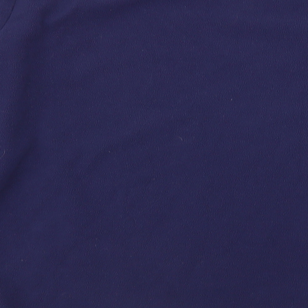 Asda George Womens Blue Solid Babydoll Pyjama Top Size 16