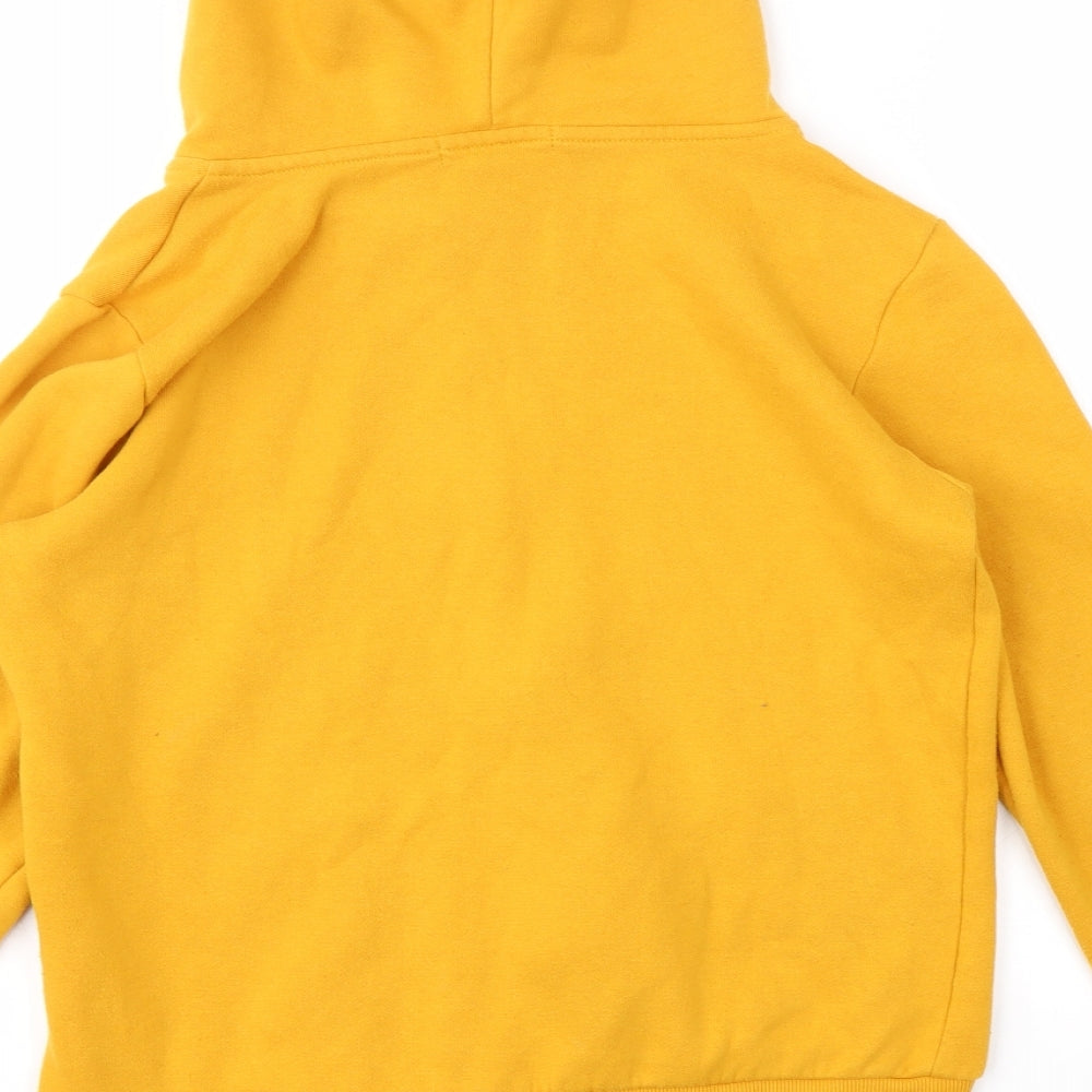 PRIMARK Womens Yellow Full Zip Jumper Size 8