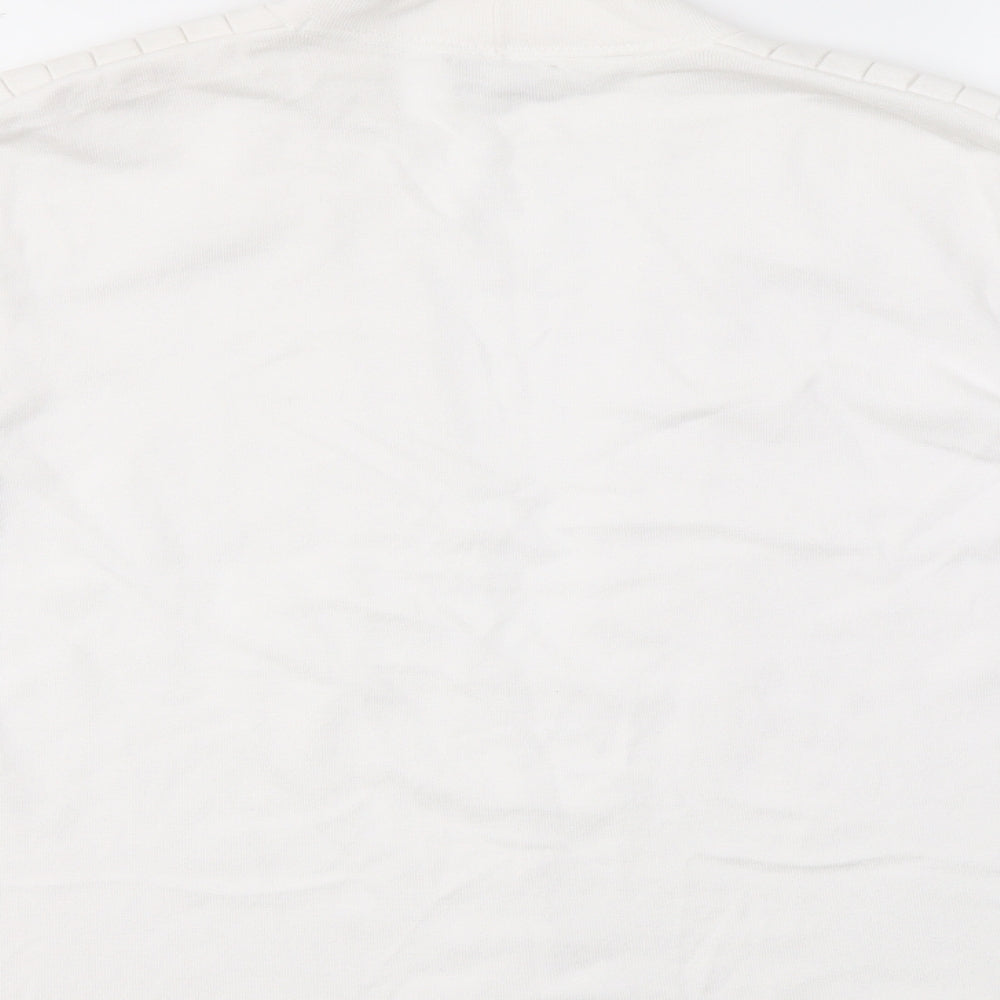 Country Casuals Womens White Pullover Jumper Size XL