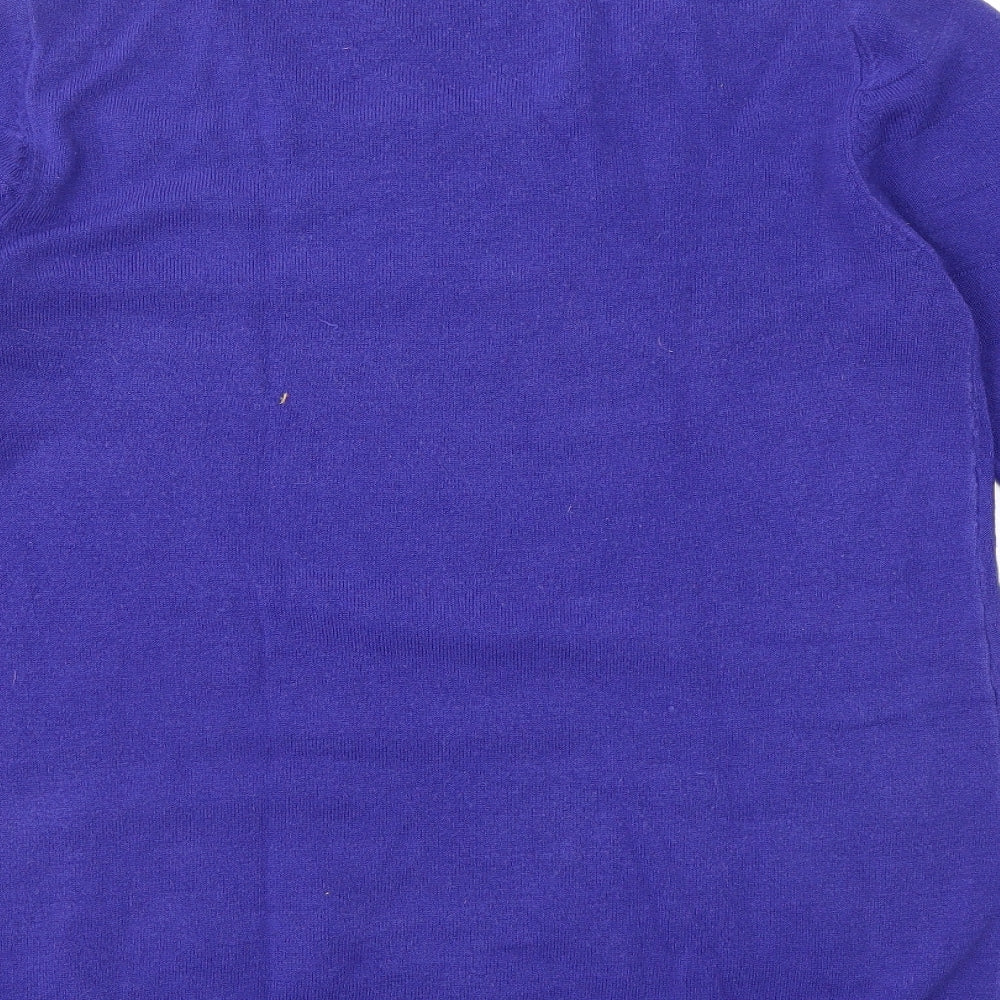 F&F Womens Purple Pullover Jumper Size 10