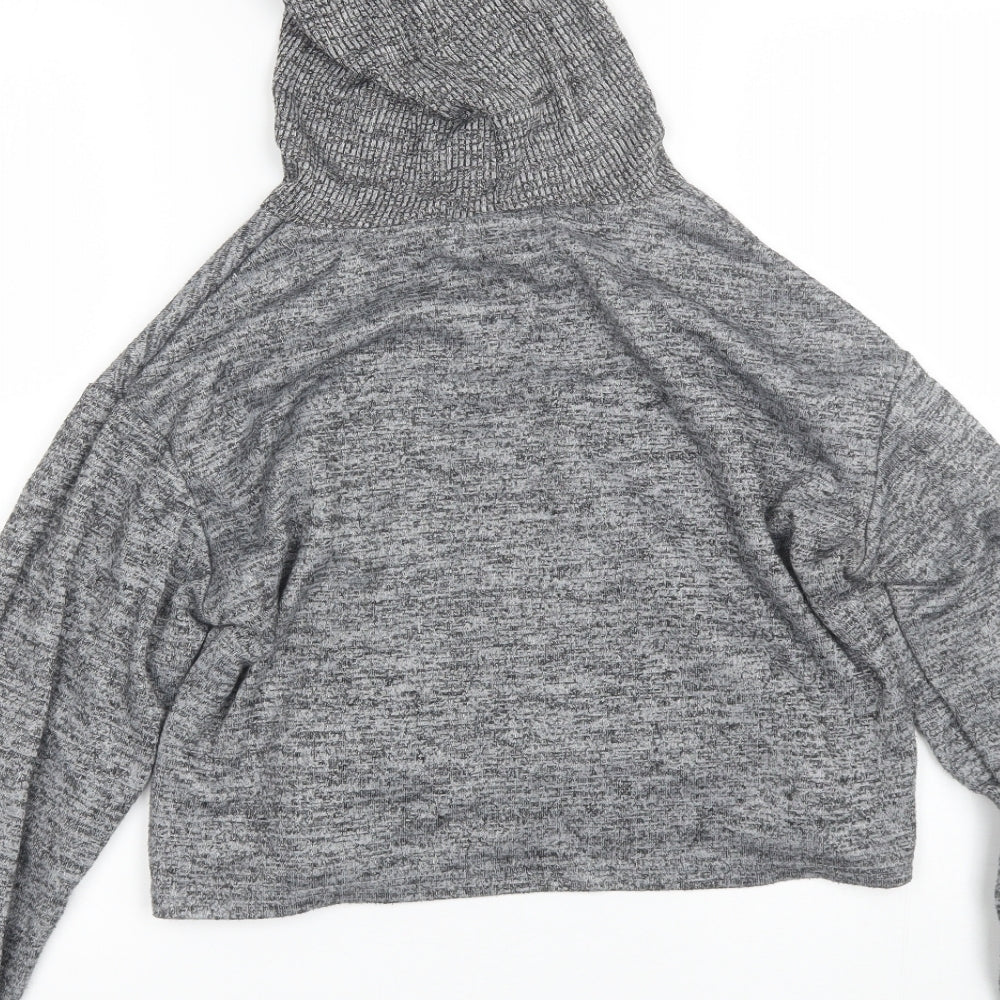 Primark Womens Grey Pullover Hoodie Size S
