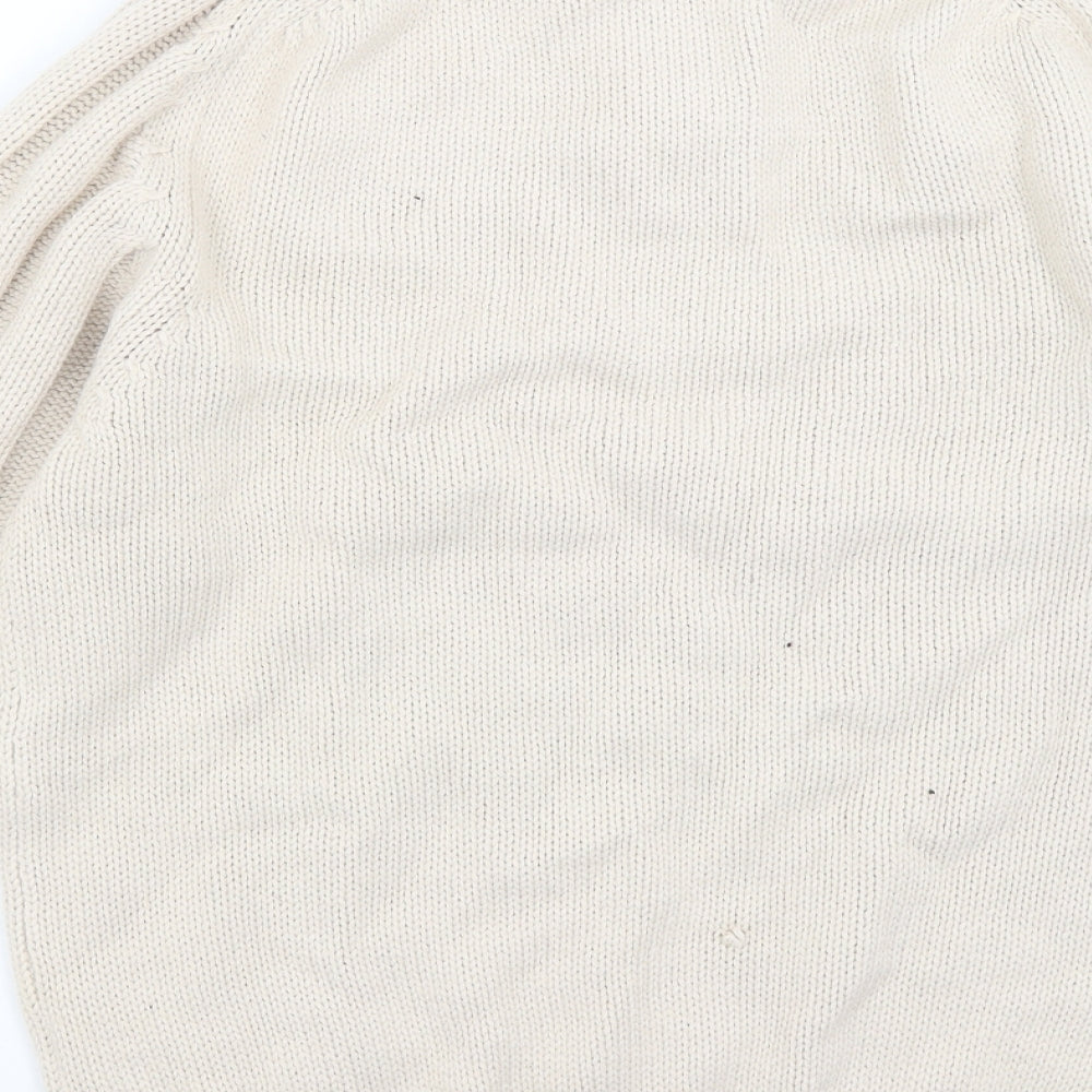 South Bay Mens Beige Pullover Jumper Size S