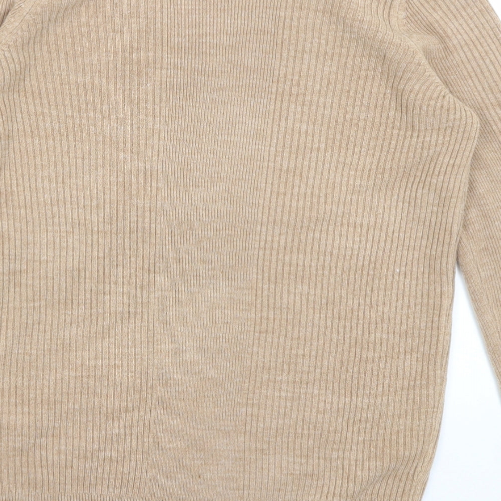 Marks & Spencer Womens Brown Pullover Jumper Size 8