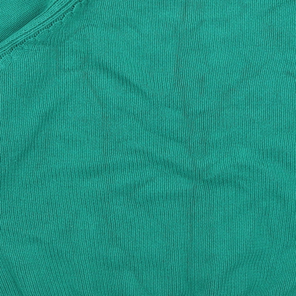 Isle Womens Green Pullover Jumper Size S