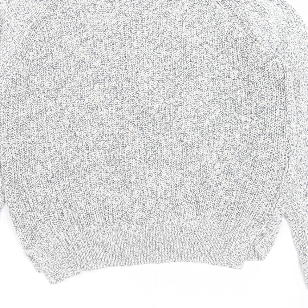 Marks & Spencer Womens Grey Knit Pullover Jumper Size 12