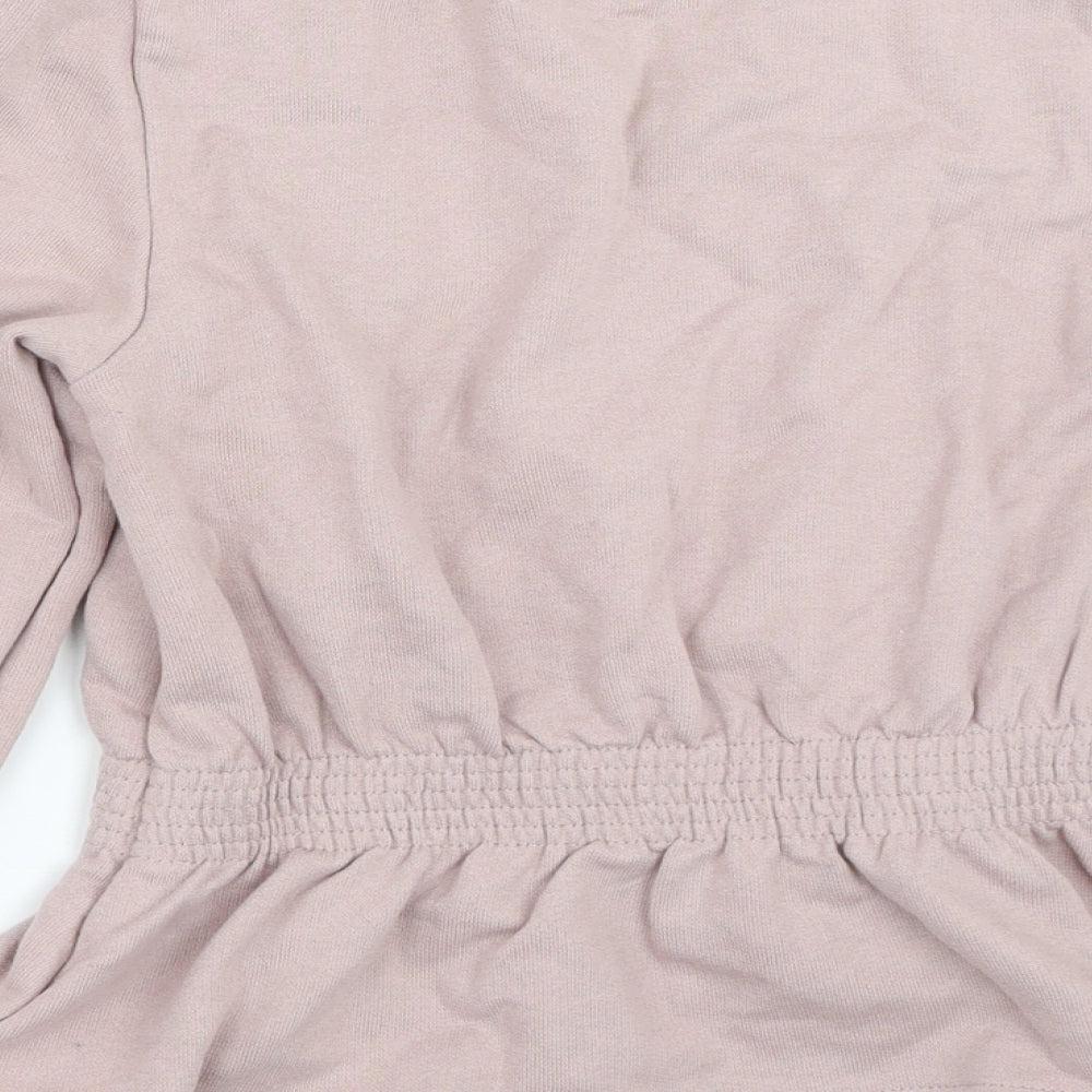 Miss Selfridge Womens Pink Pullover Sweatshirt Size 8