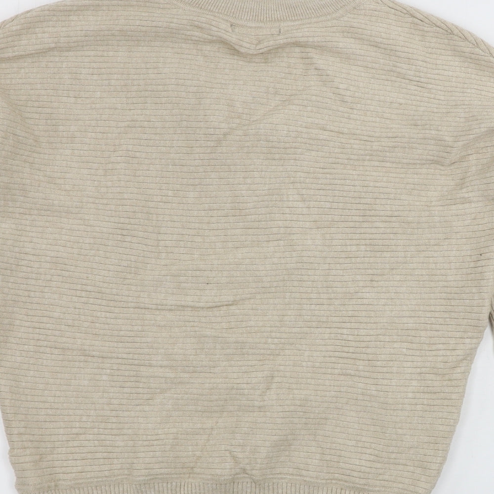 F&F Womens Beige Pullover Jumper Size 6