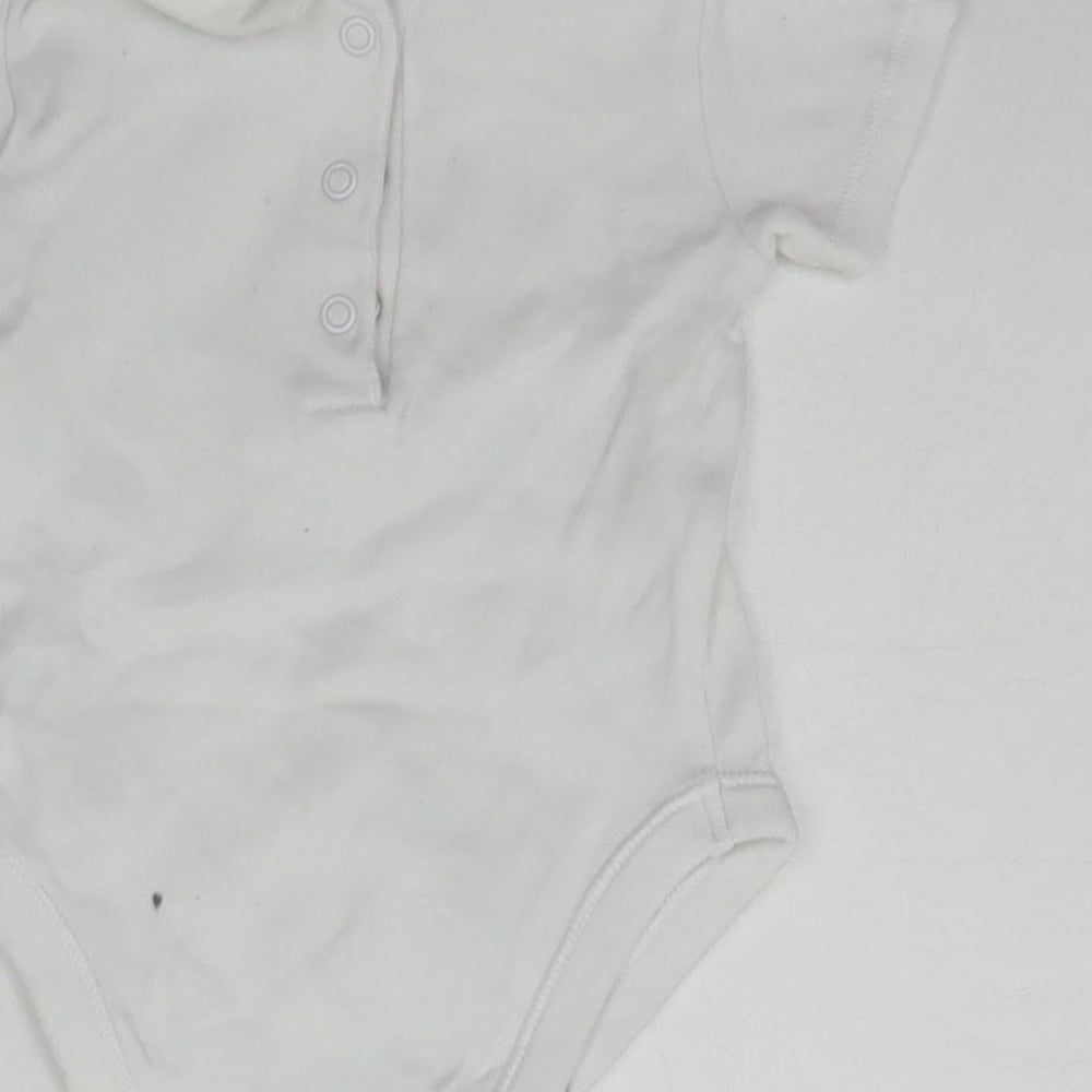 George Baby White Babygrow One-Piece Size 3-6 Months