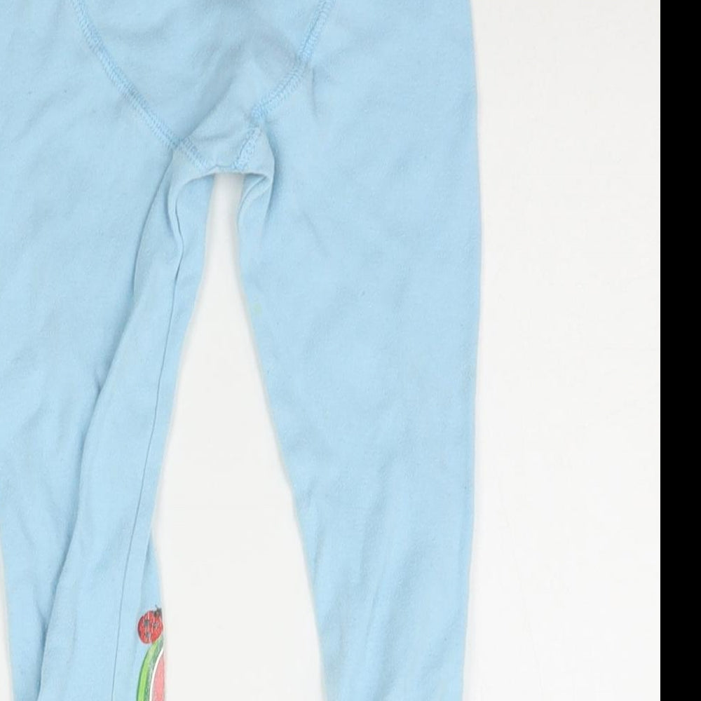 George Girls Blue Solid Top Pyjama Pants Size 2-3 Years