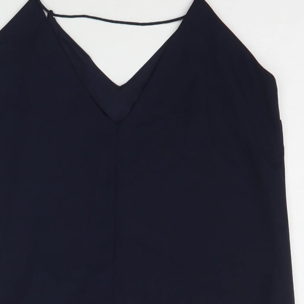 Finders Keepers Womens Blue Basic Tank Size M