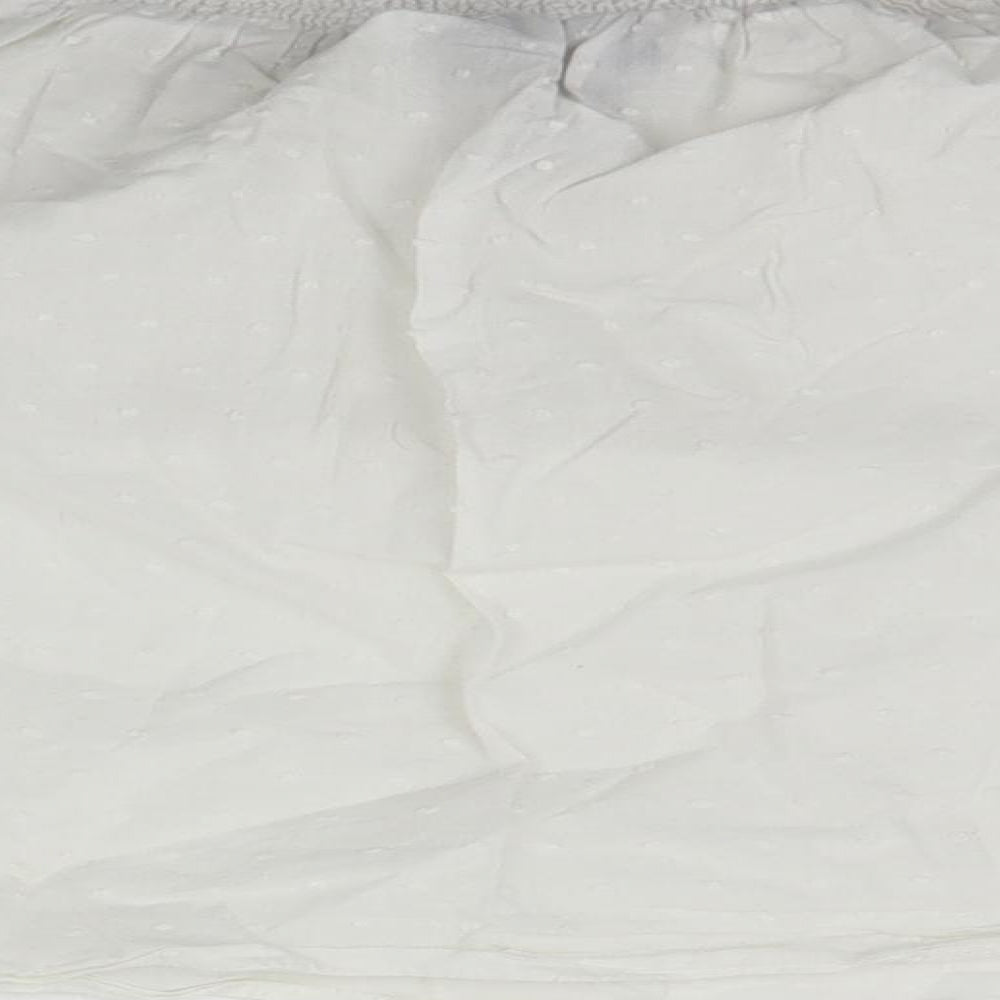 New Look Womens White Basic T-Shirt Size 10