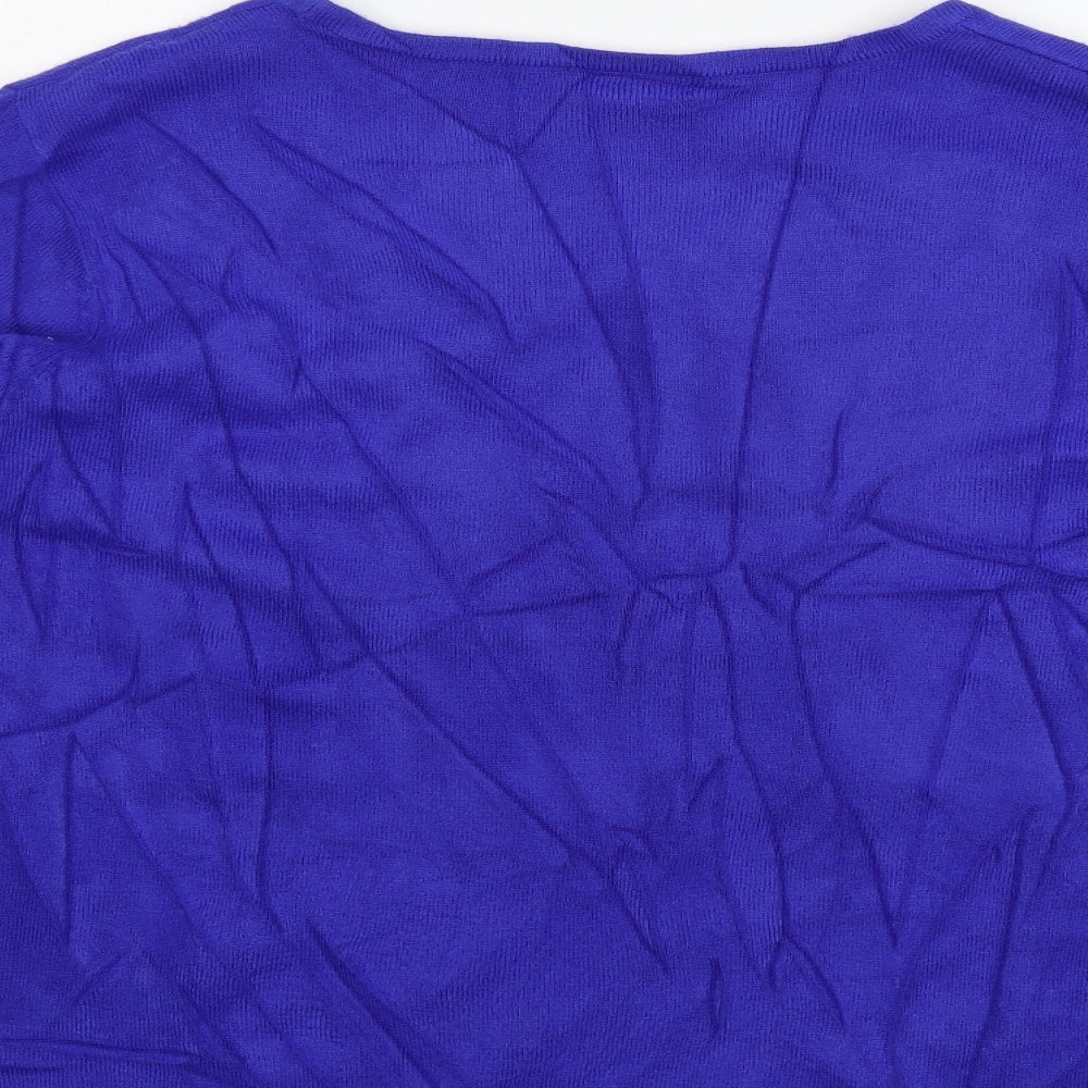 Bonmarché Womens Blue Pullover Jumper Size L
