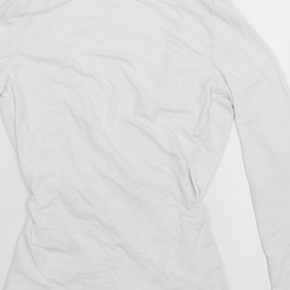 ASOS Womens White Basic T-Shirt Size 4