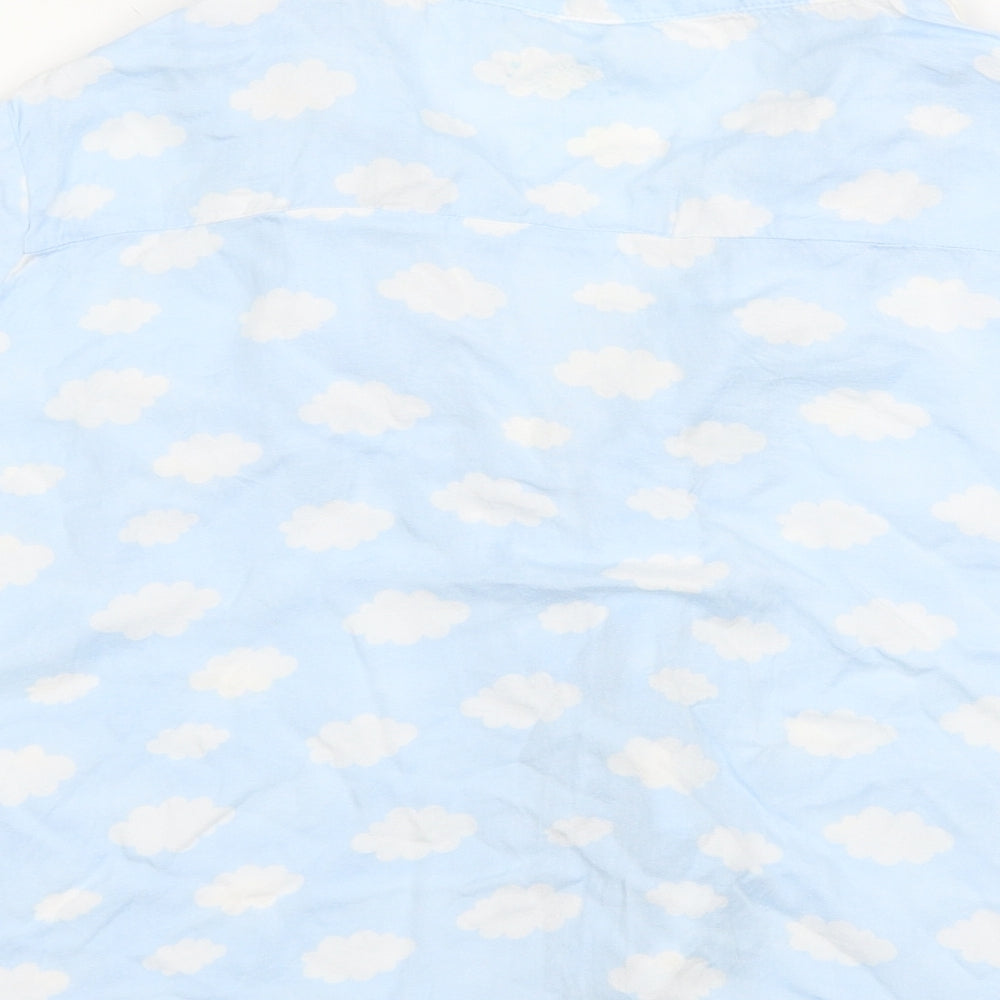 Love to lounge Womens Blue Solid Top Pyjama Top Size L