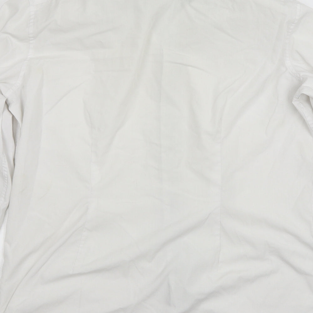 NEXT Mens White Button-Up Size 16