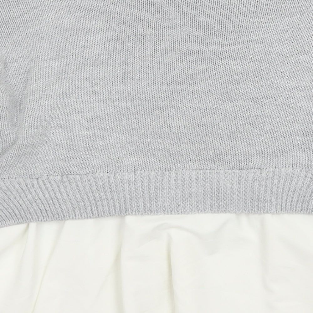 Cameo Rose Womens Grey Pullover Jumper Size M