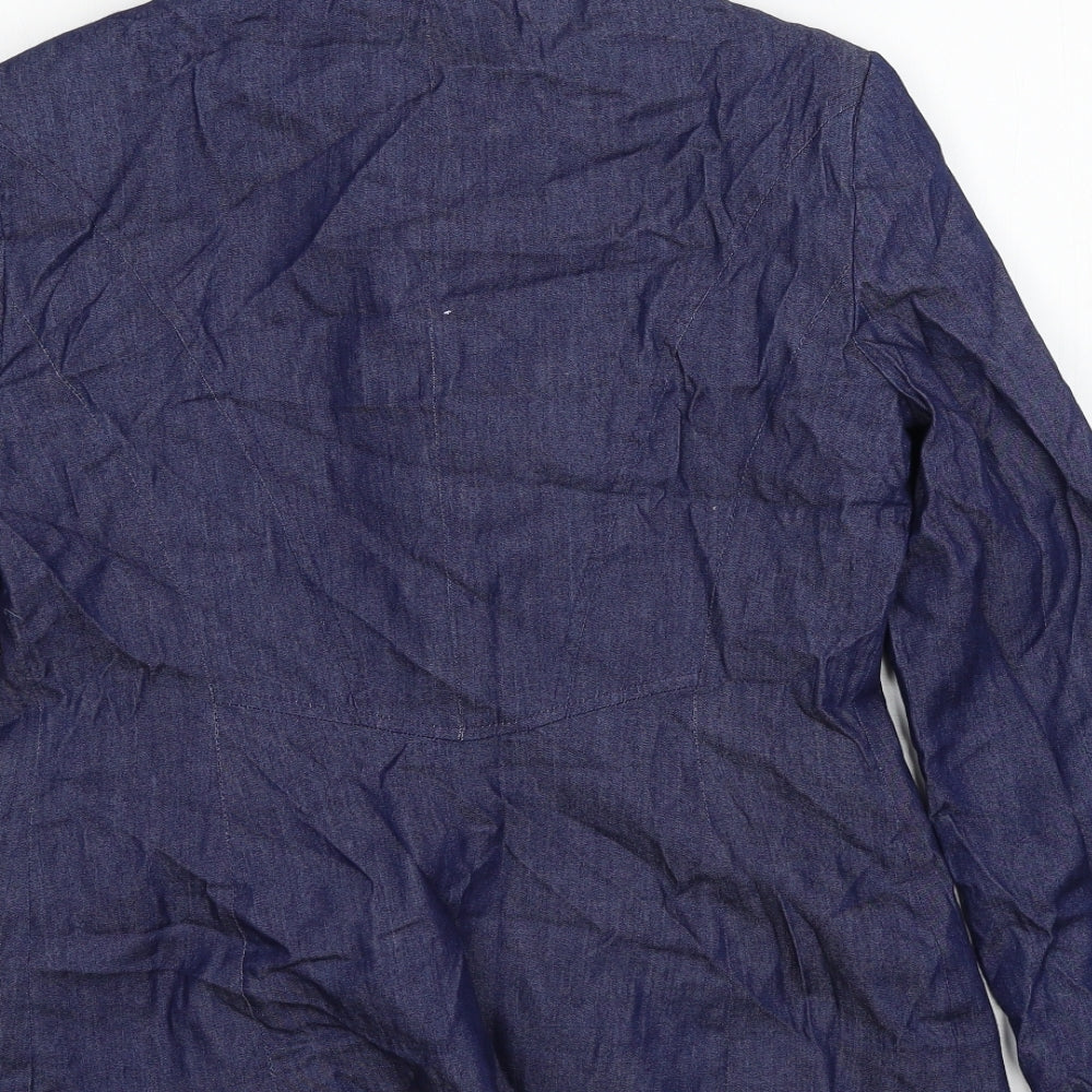 George Womens Blue Jacket Size 8