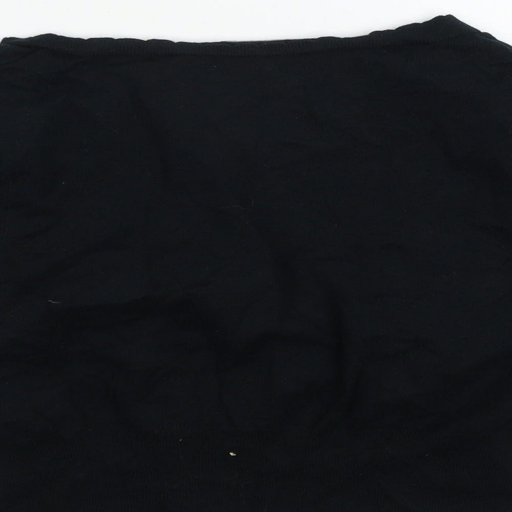 George Womens Black Cardigan Jumper Size 14
