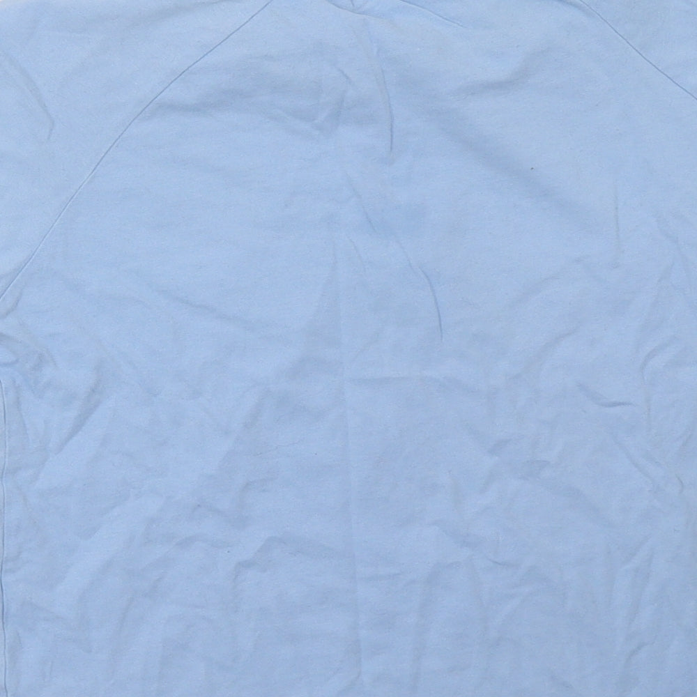 Marks and Spencer Boys Blue Basic T-Shirt Size 9-10 Years - Manchester City