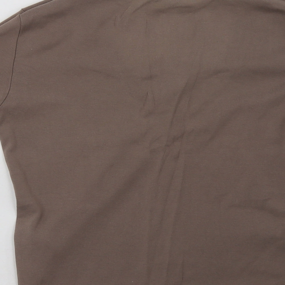 editions Womens Brown Pullover Sweatshirt Size 10