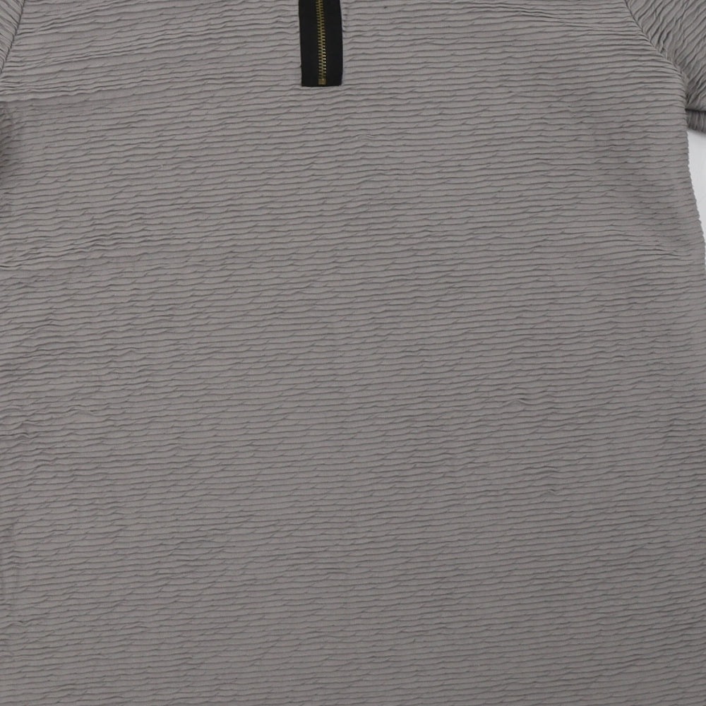 River Island Womens Grey A-Line Size 12