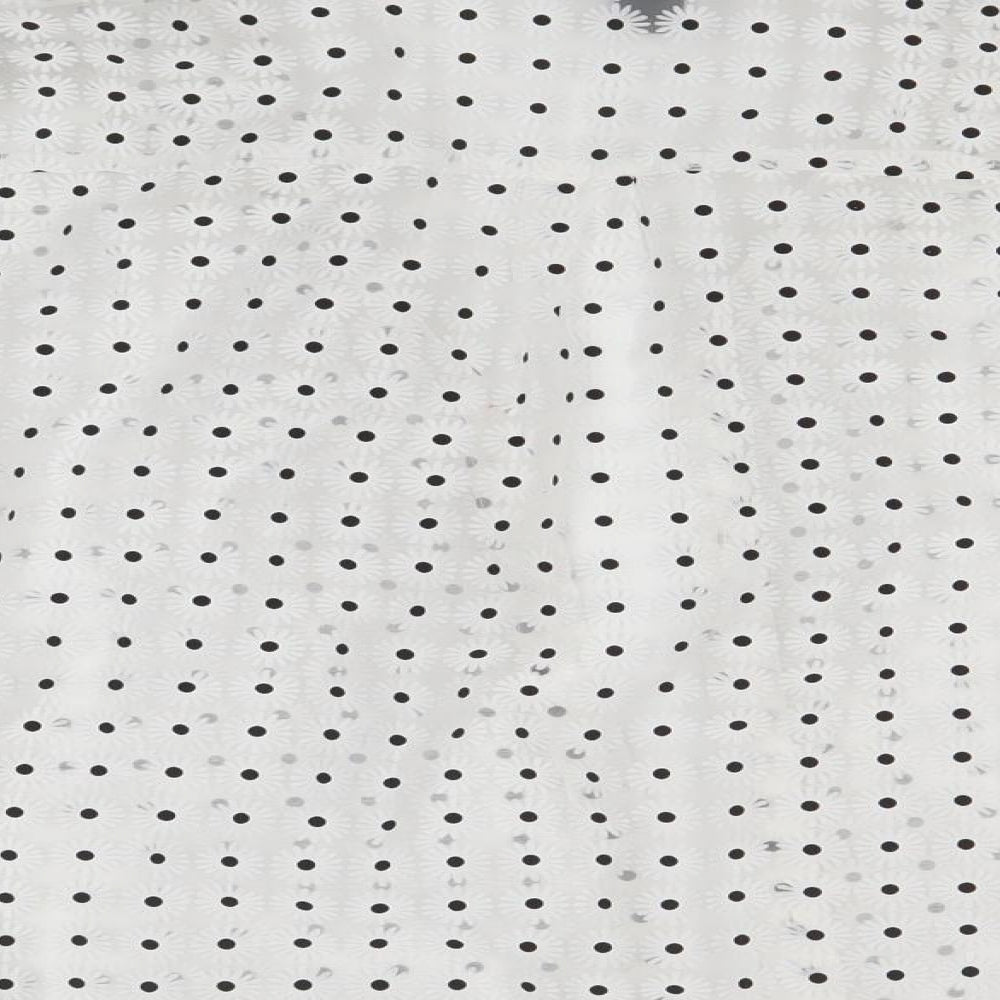 New Look Womens White Floral Basic Button-Up Size 8