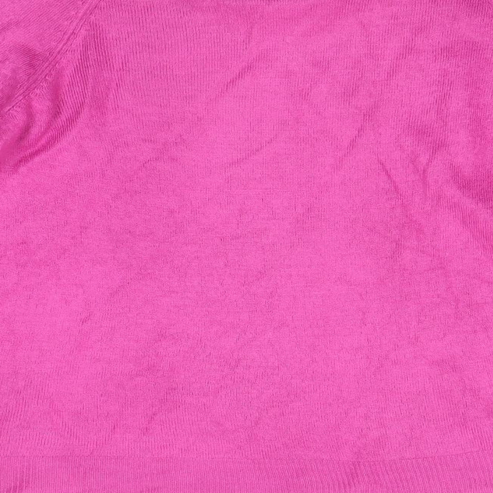 Marks & Spencer Womens Pink Pullover Jumper Size 12
