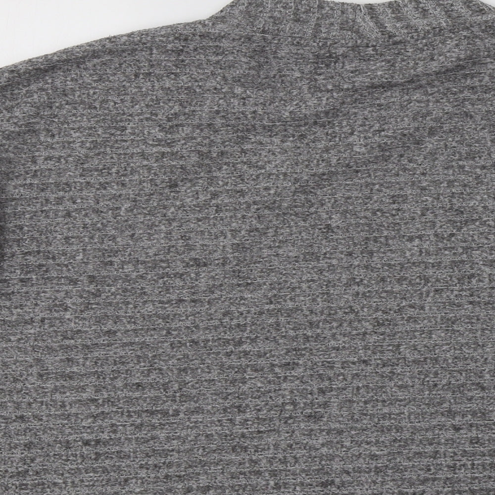 Nutmeg Womens Grey Pullover Jumper Size 16