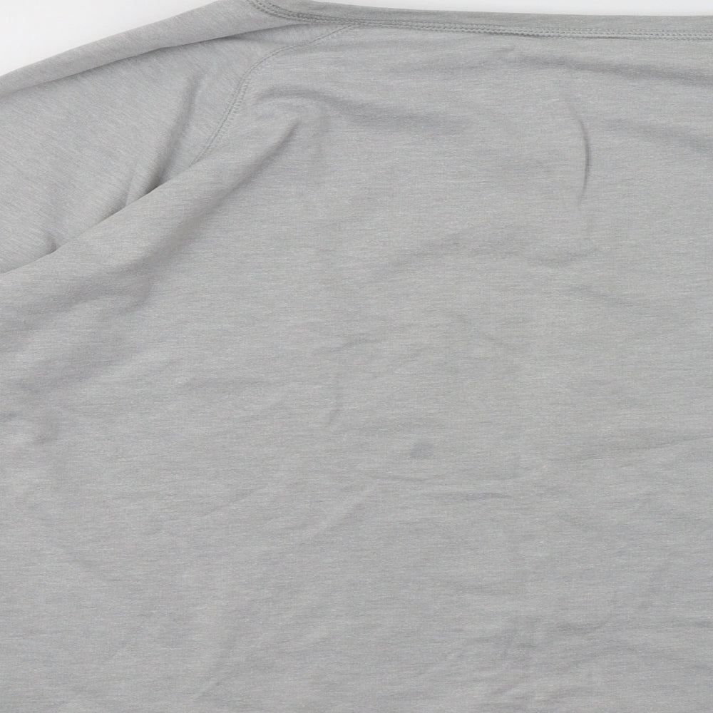 Marks & Spencer Womens Grey Pullover Sweatshirt Size 14 - Snow Flakes