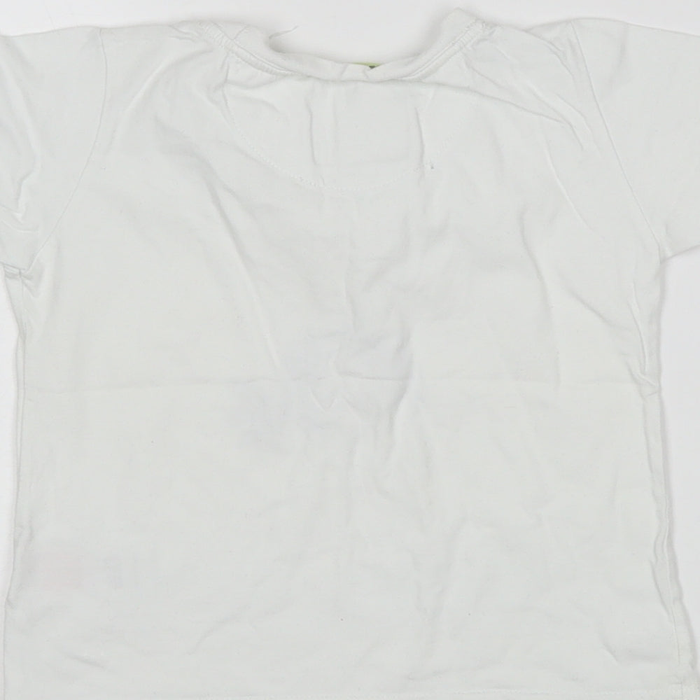Debenhams Boys White Basic T-Shirt Size 2-3 Years