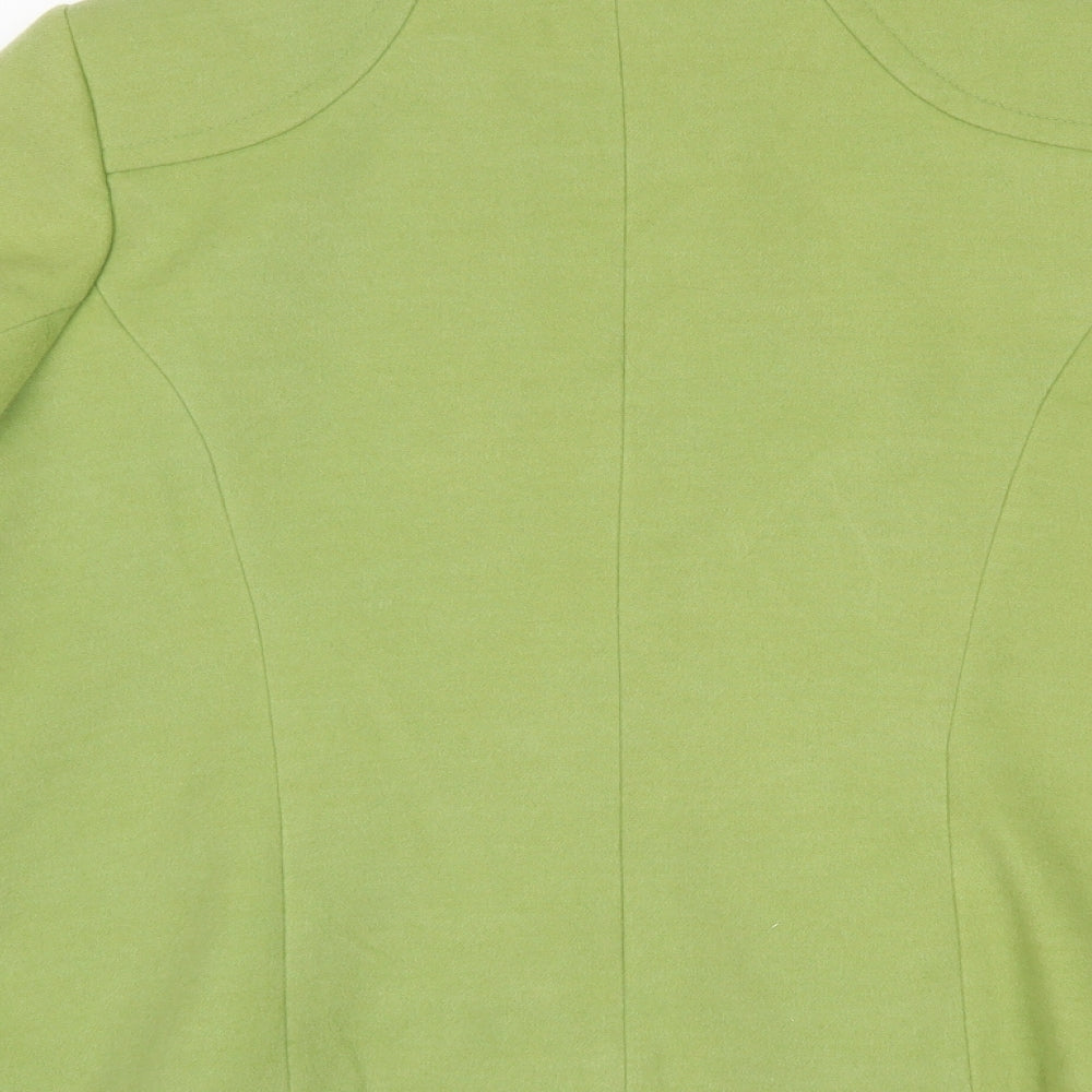 Bonmarché Womens Green Overcoat Coat Size 14