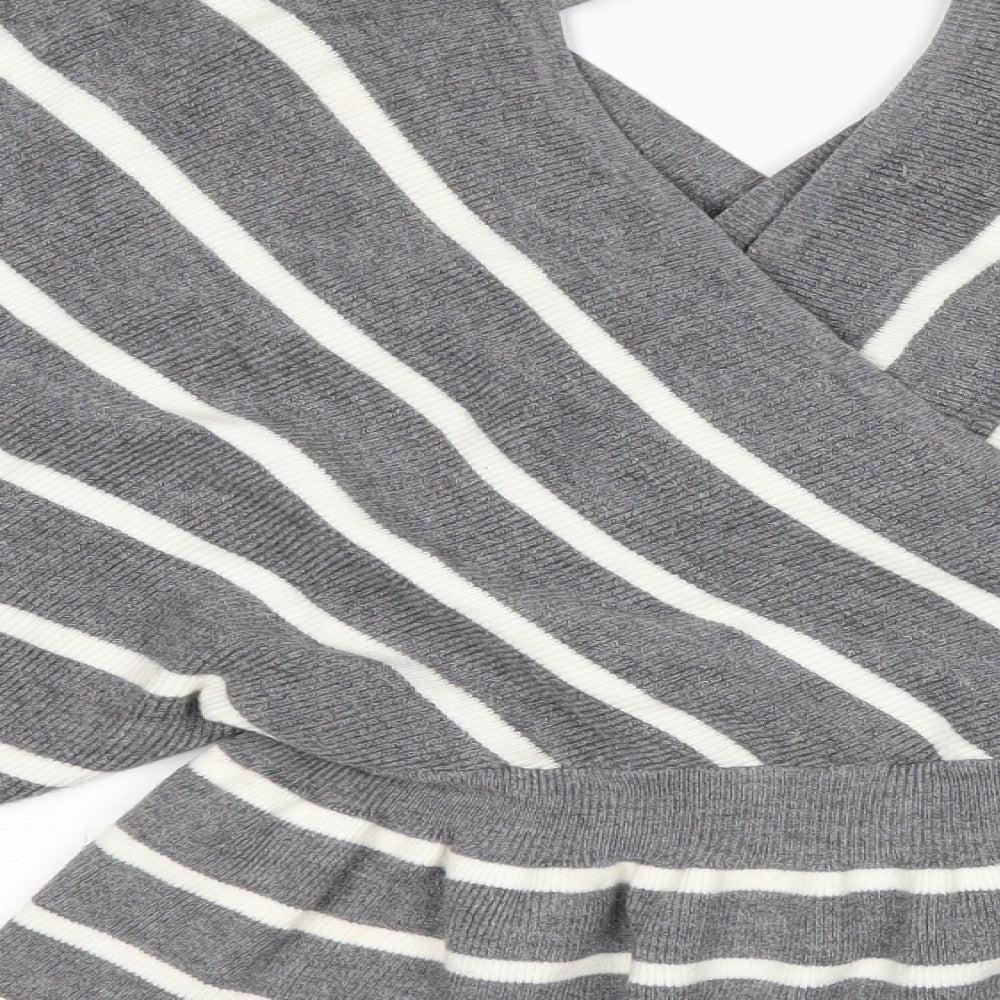 New Look Womens Multicoloured Striped Pullover Jumper Size S