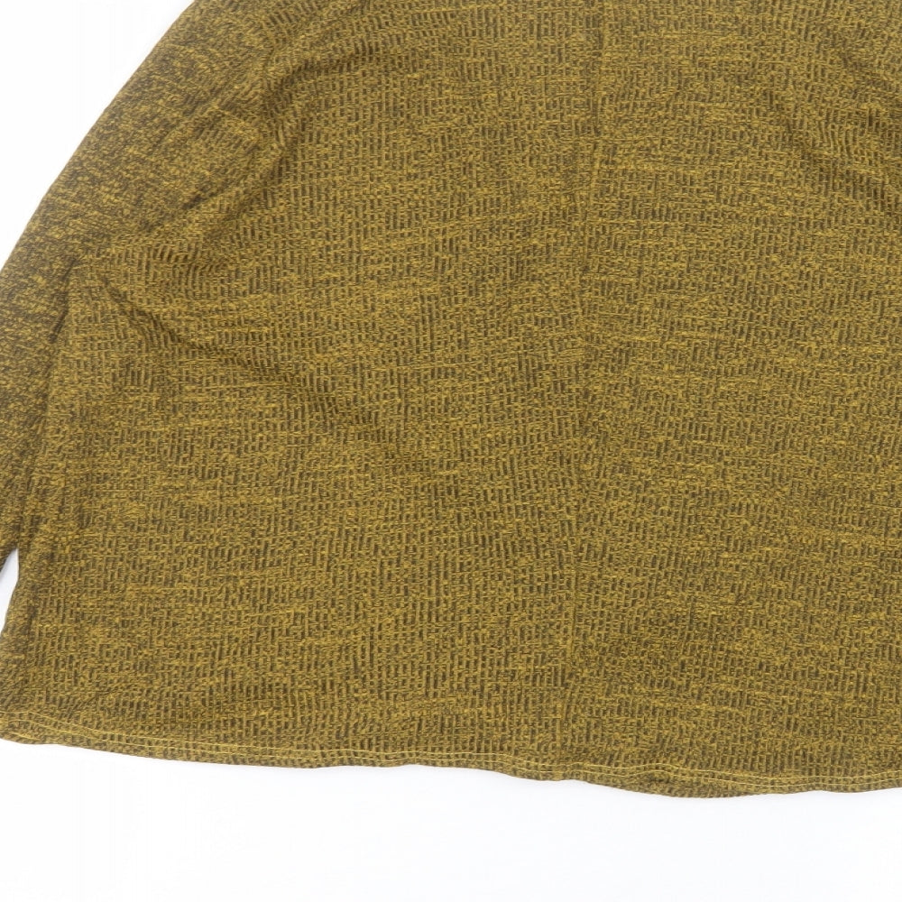 River Island Womens Yellow Basic T-Shirt Size 12