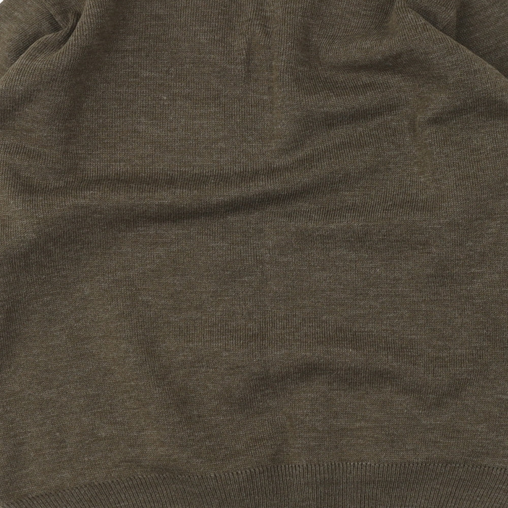 EWM Womens Brown Pullover Jumper Size M