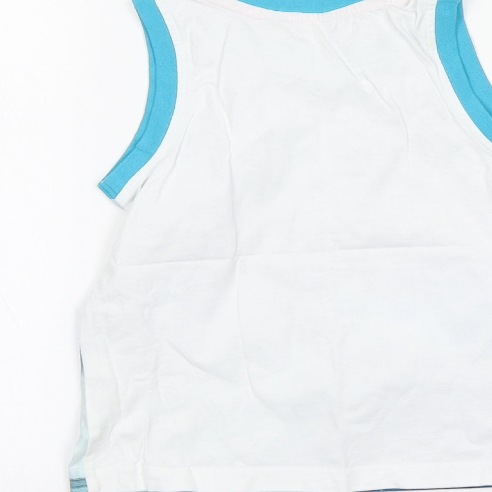 George Girls White Basic Tank Size 4-5 Years