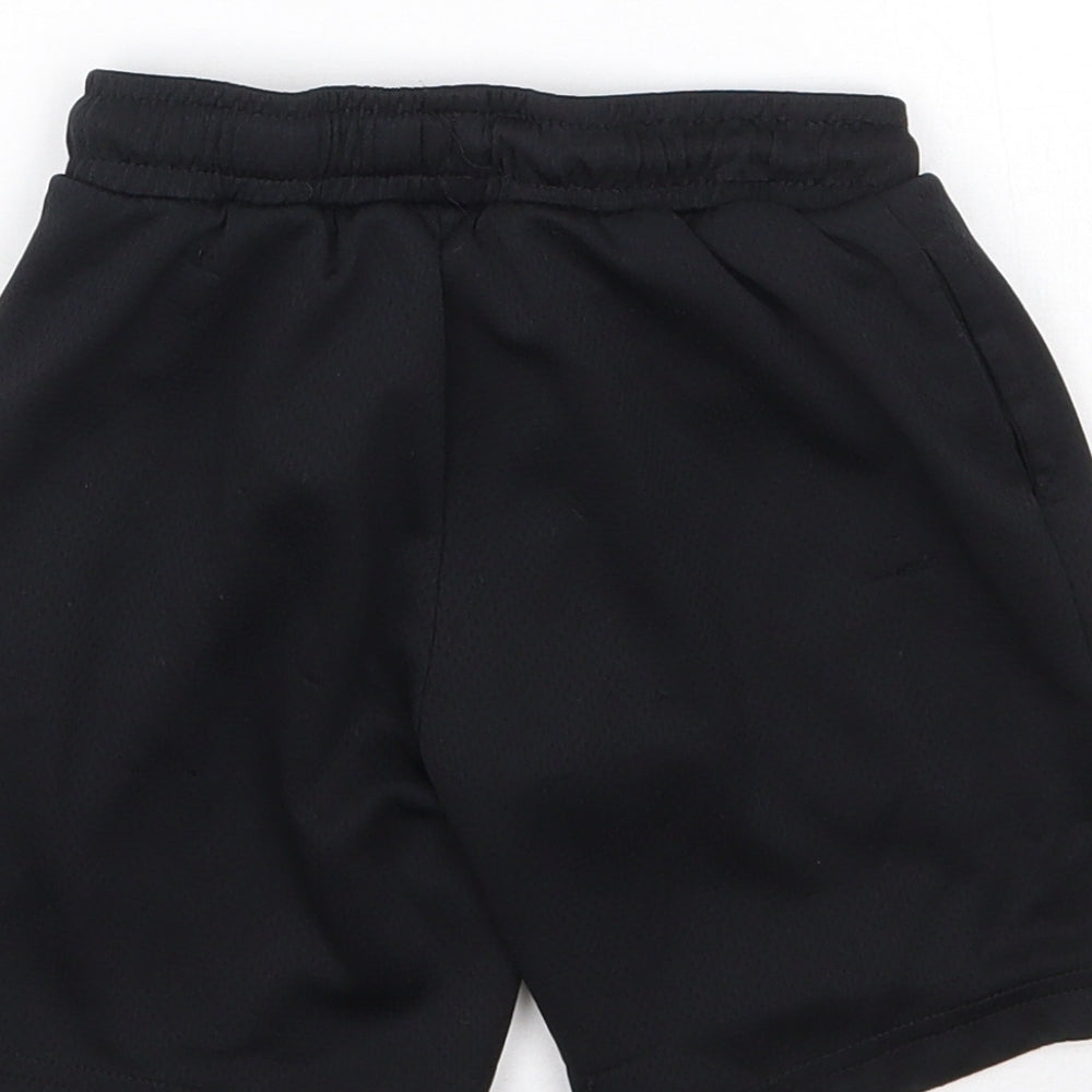 Matalan Boys Black Sweat Shorts Size 4 Years