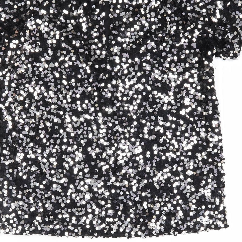 NEXT Womens Black Basic Blouse Size 6