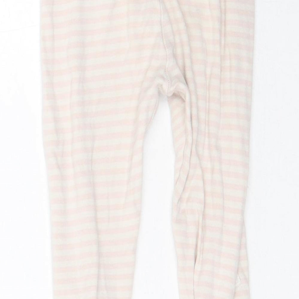 George Girls Pink Striped Pyjama Pants Size 5-6 Years