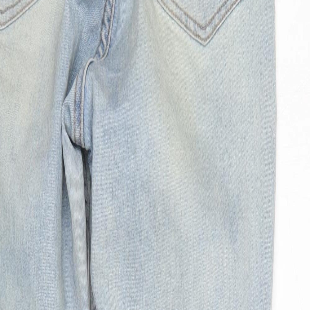 Divided Womens Blue Straight Jeans Size 8 L28 in