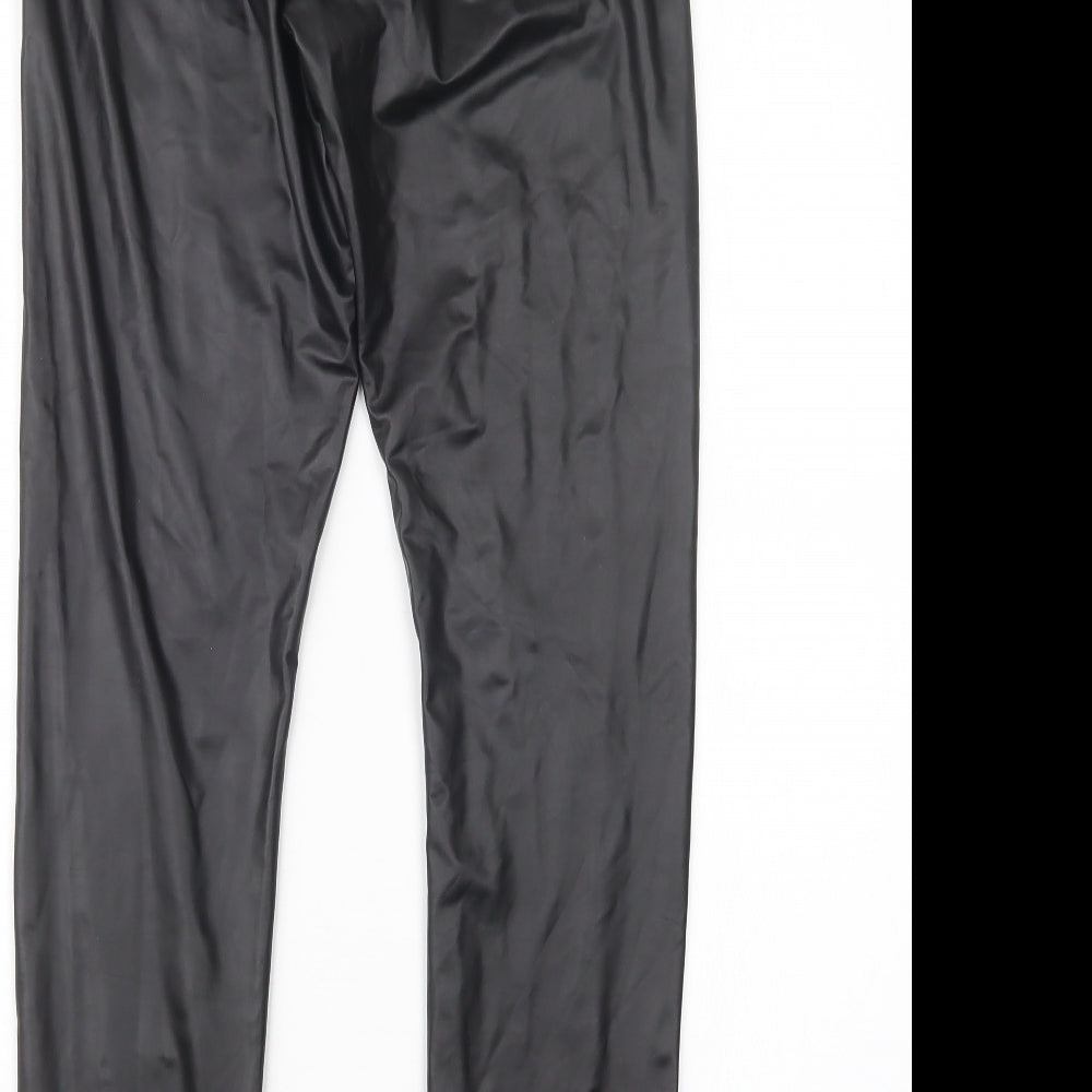 H&M Womens Black Trousers Size S L29.5 in