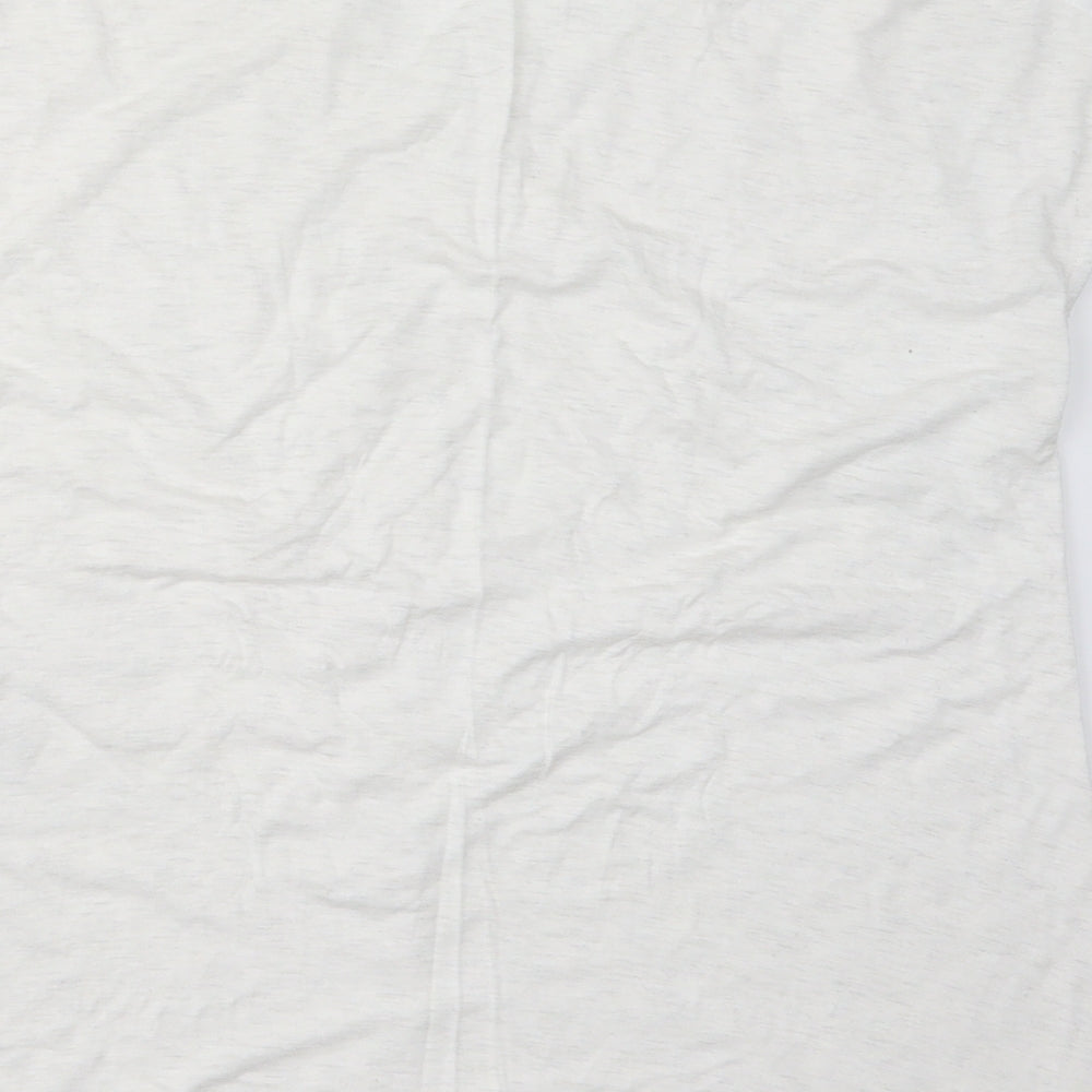 Halston Womens White Basic T-Shirt Size XS