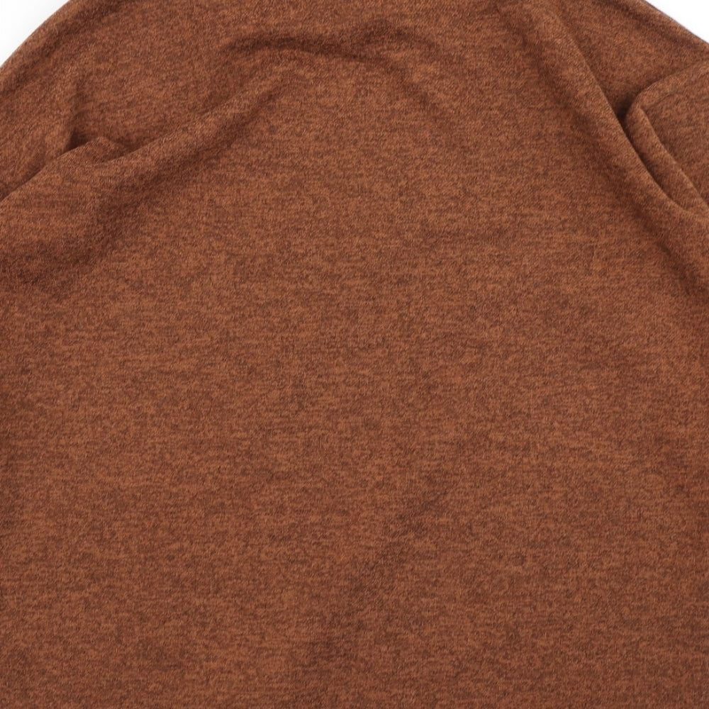 New Look Womens Brown Basic T-Shirt Size M