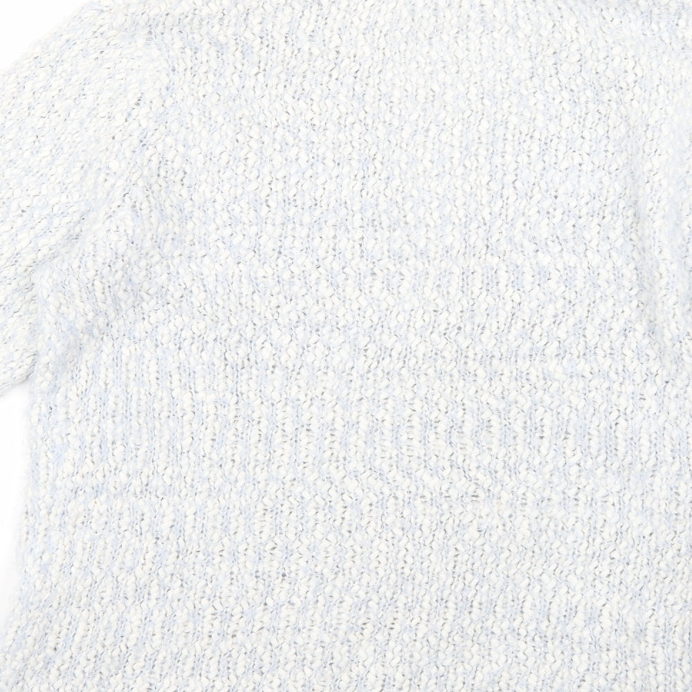 Peacocks Womens Blue Pullover Jumper Size L