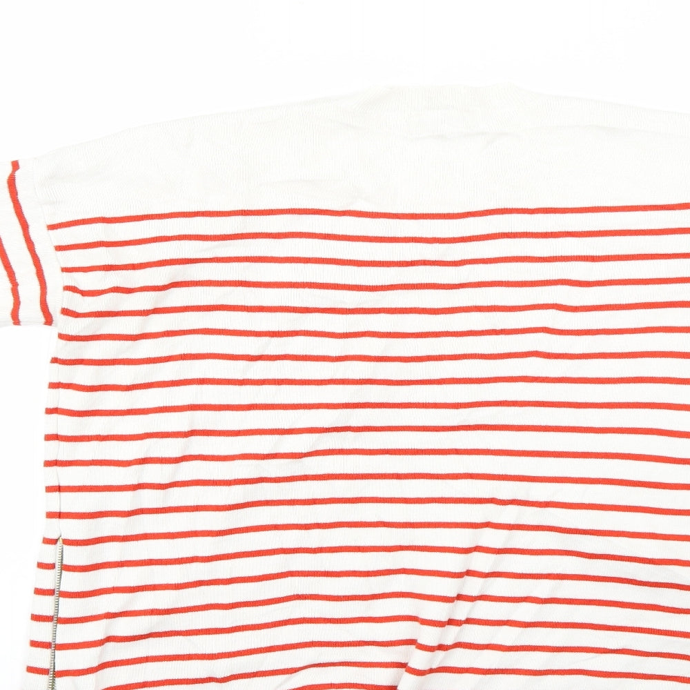 Warehouse Womens Multicoloured Striped Pullover Jumper Size 10