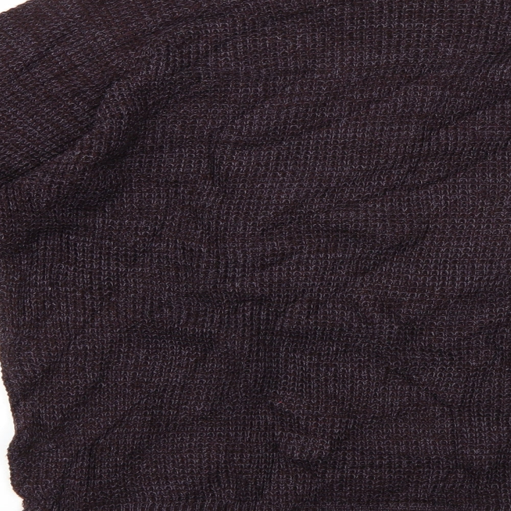 pep7co Womens Purple Pullover Jumper Size M