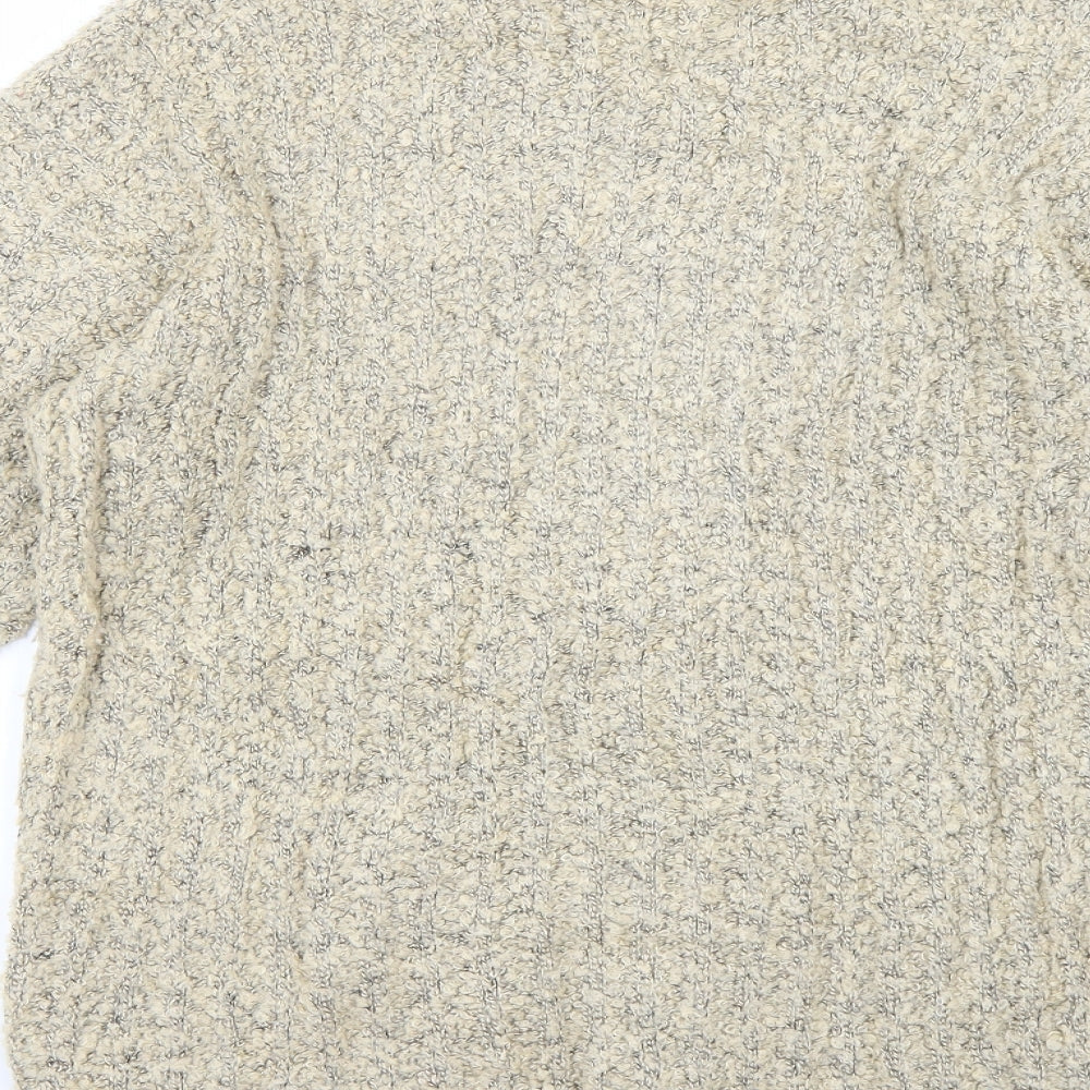 zingara Womens Beige Cardigan Jumper Size M