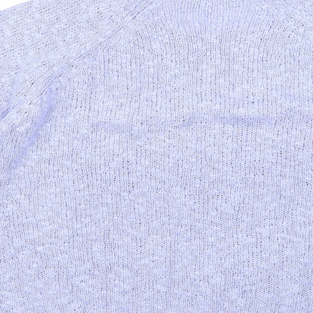 bm collection Mens Blue Pullover Jumper Size L