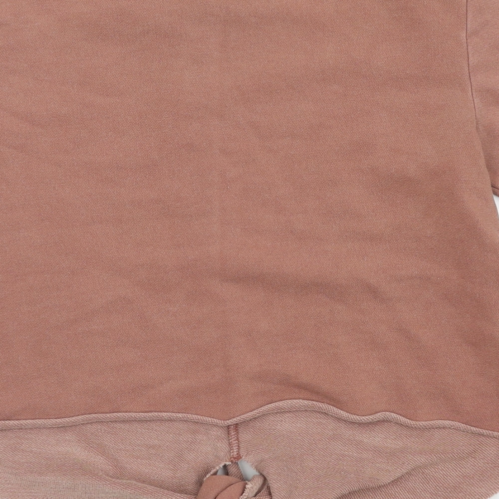 H&M Womens Pink Jersey Basic T-Shirt Size S