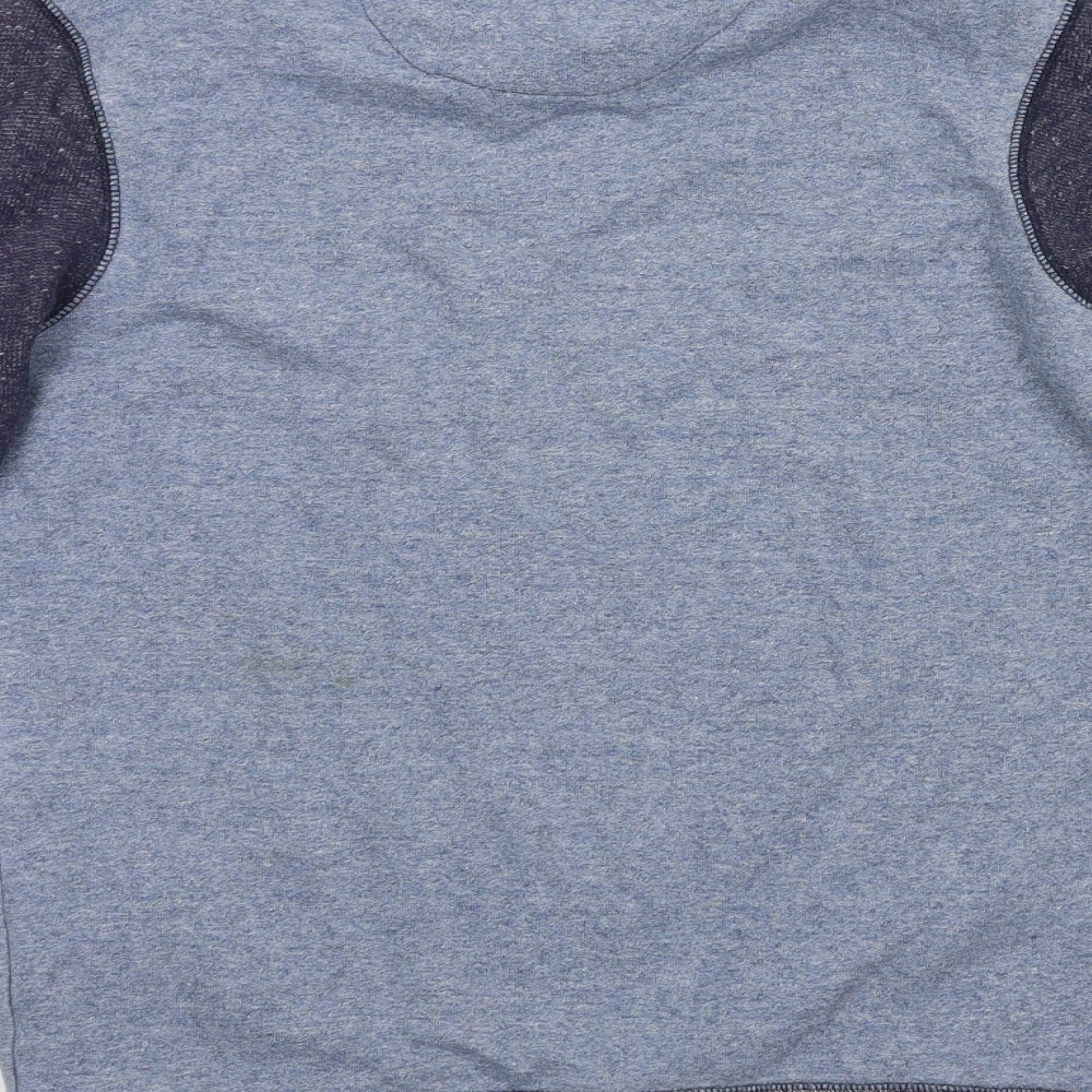 Marks and Spencer Boys Blue Jersey Pullover Sweatshirt Size 11-12 Years